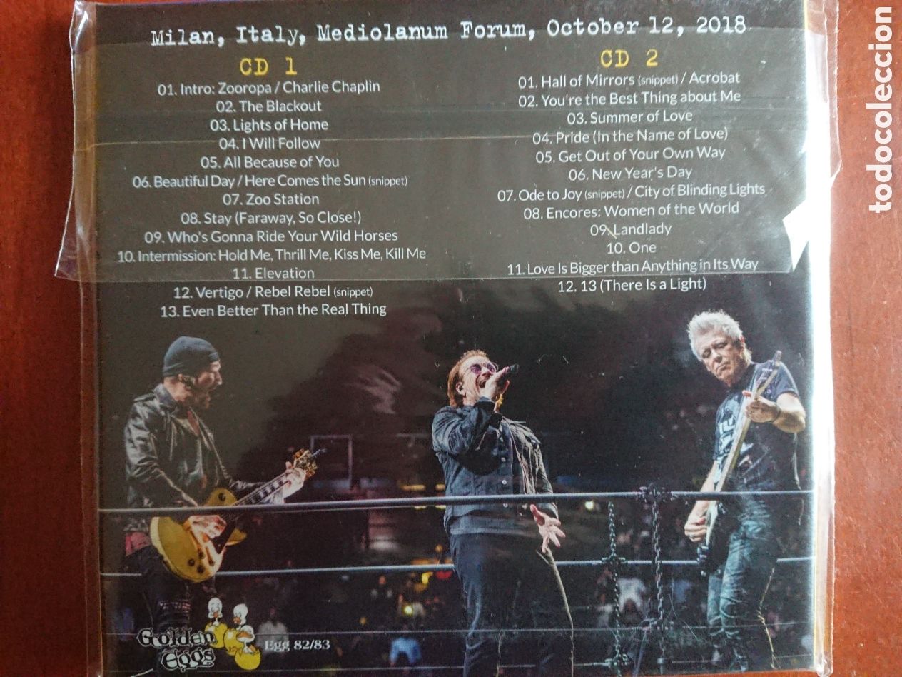 CDs de m&uacute;sica: U2 - experience + innocence Tour 2018 - Foto 4