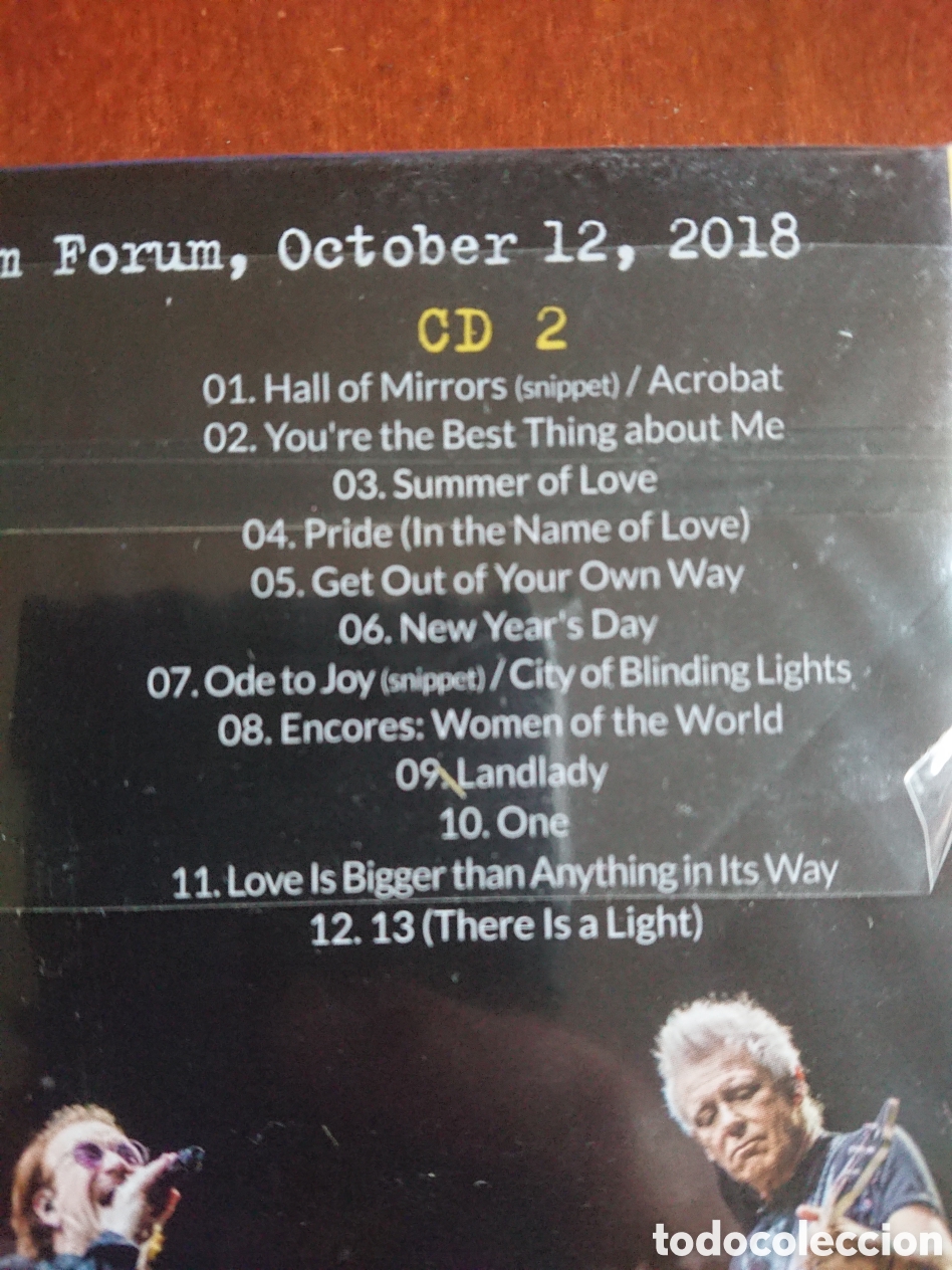 CDs de m&uacute;sica: U2 - experience + innocence Tour 2018 - Foto 6