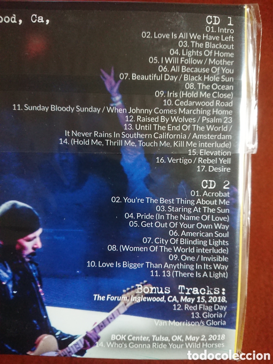 CDs de m&uacute;sica: U2 - experience + innocence Tour 2018 - Foto 9