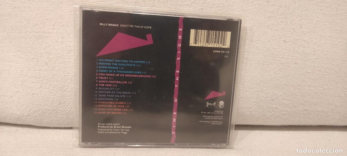 CDs de m&uacute;sica: Billy Bragg - Dont Try This At Home - Foto 2