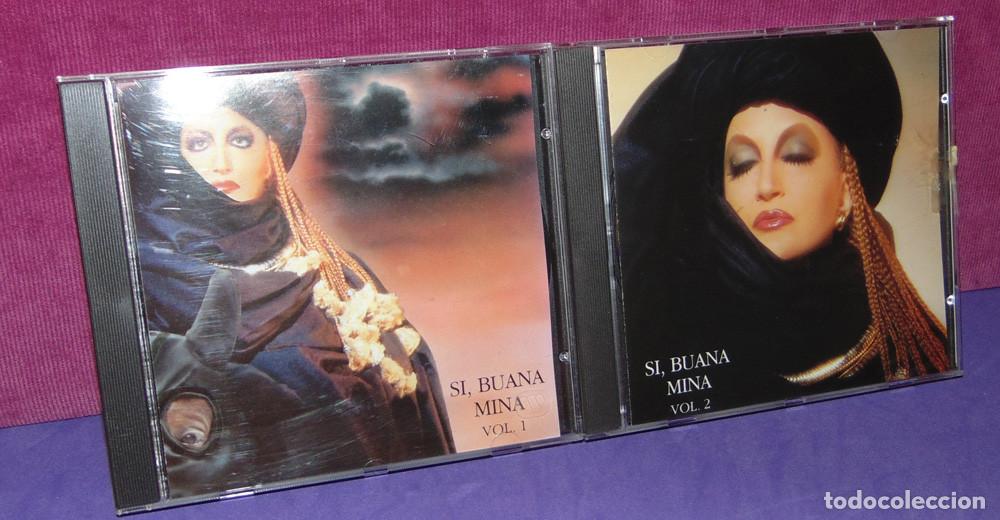 CDs de m&uacute;sica: Mina &lrm;&ndash; S&igrave;, Buana Vol. 1 y 2 - CDS - COMO NUEVO - Foto 3