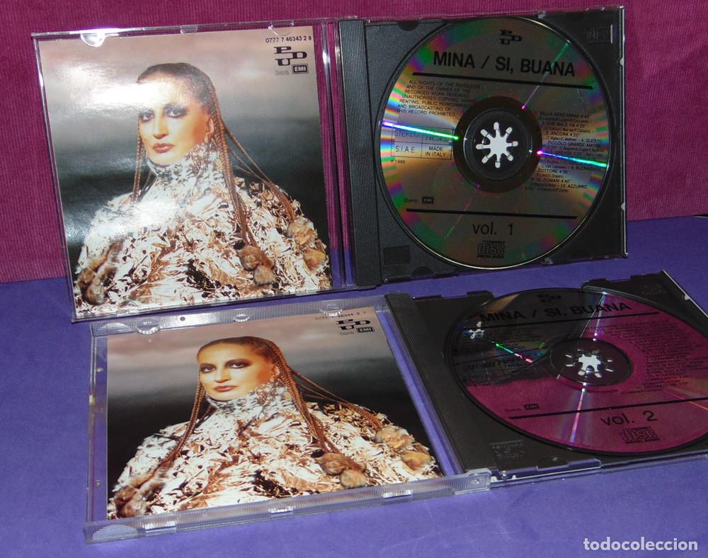 CDs de m&uacute;sica: Mina &lrm;&ndash; S&igrave;, Buana Vol. 1 y 2 - CDS - COMO NUEVO - Foto 10