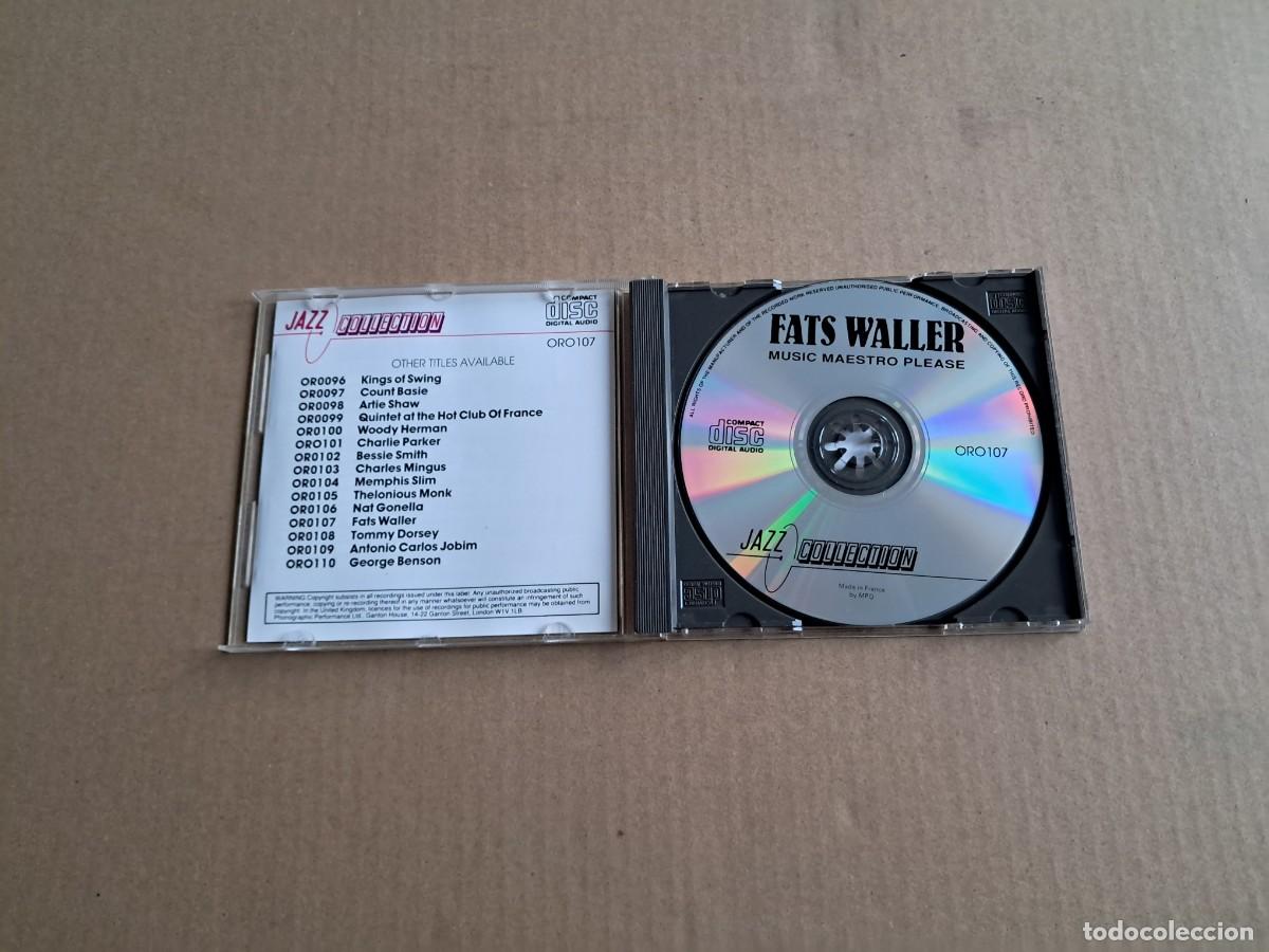 CDs de m&uacute;sica: FATS WALLER - MUSIC MAESTRO PLEASE CD 1990 - Foto 2