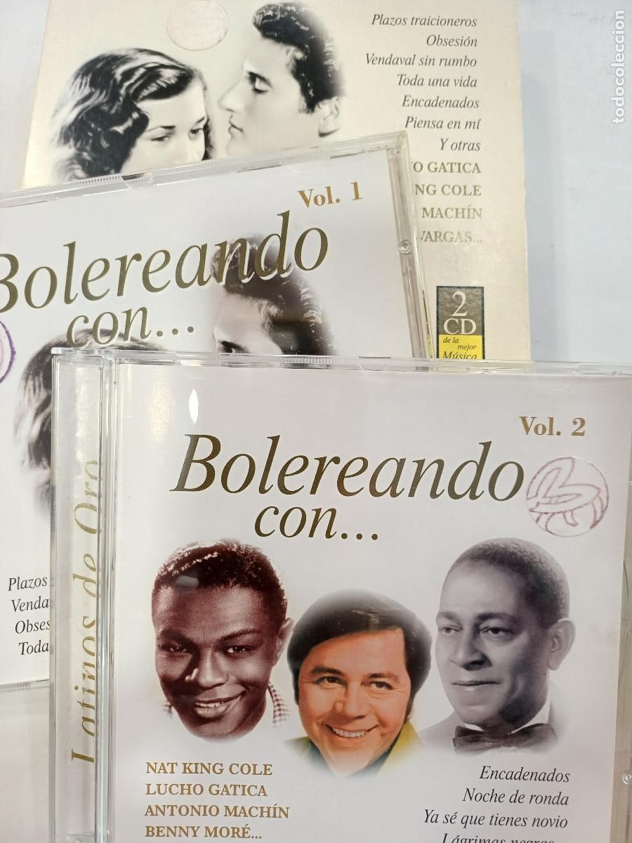 CDs de m&uacute;sica: BOLEREANDO CON.....LATINOS DE ORO/2 CDS. - Foto 2