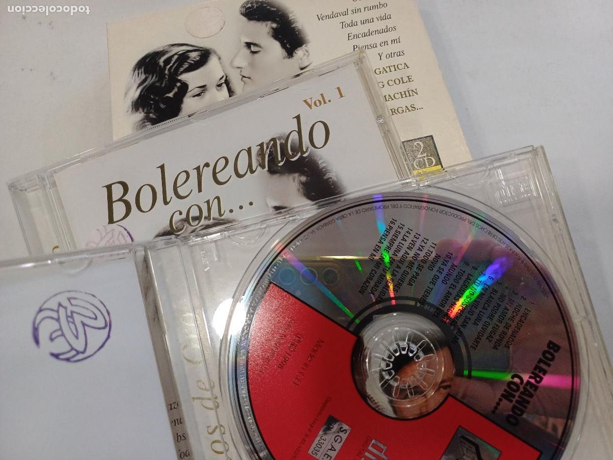 CDs de m&uacute;sica: BOLEREANDO CON.....LATINOS DE ORO/2 CDS. - Foto 3