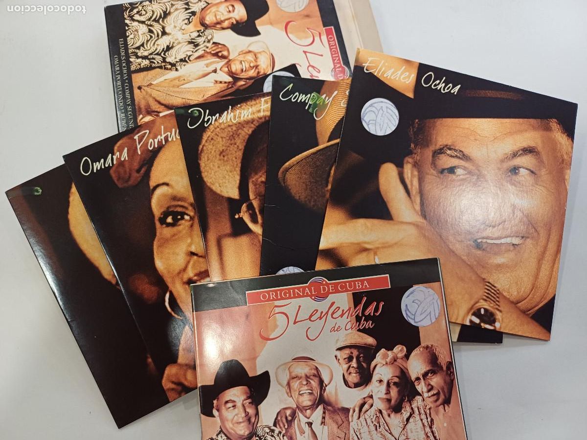 CDs de m&uacute;sica: ORIGINAL DE CUBA/5 LEYENDAS/5 CDS. - Foto 2