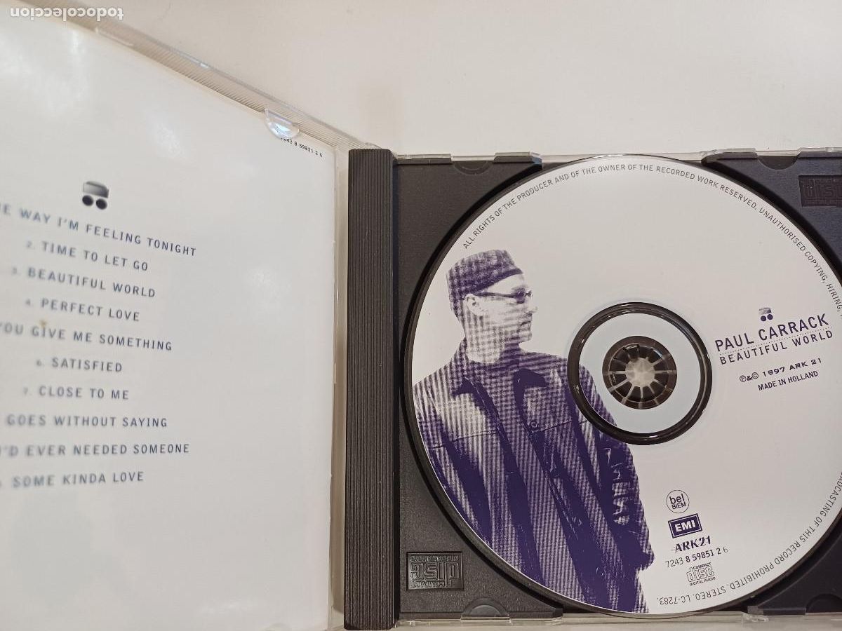 CDs de m&uacute;sica: PAUL CARRACK/BEAUTIFUL WORLD/CD. - Foto 2