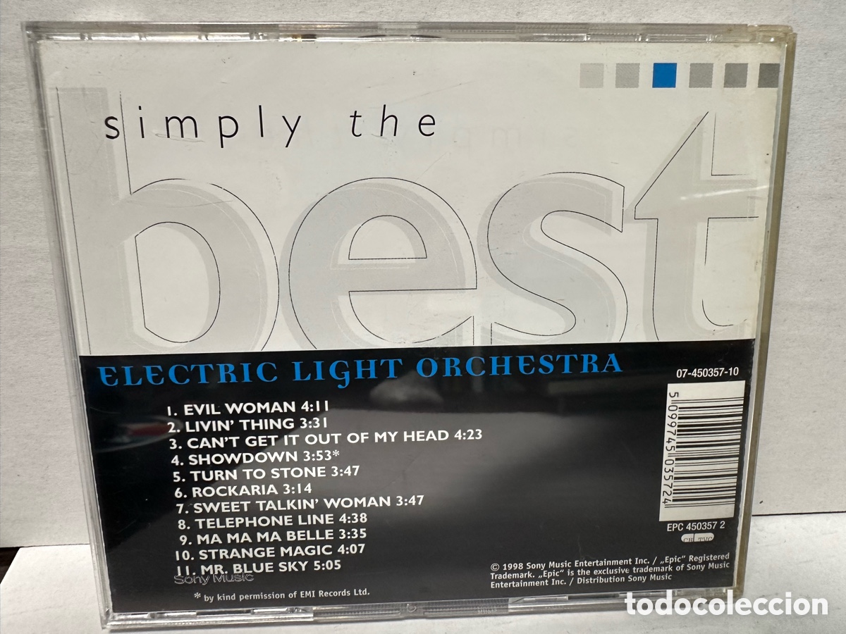 CDs de m&uacute;sica: Electric Light Orchestra - Simply The Best (CD, Comp) - Foto 2