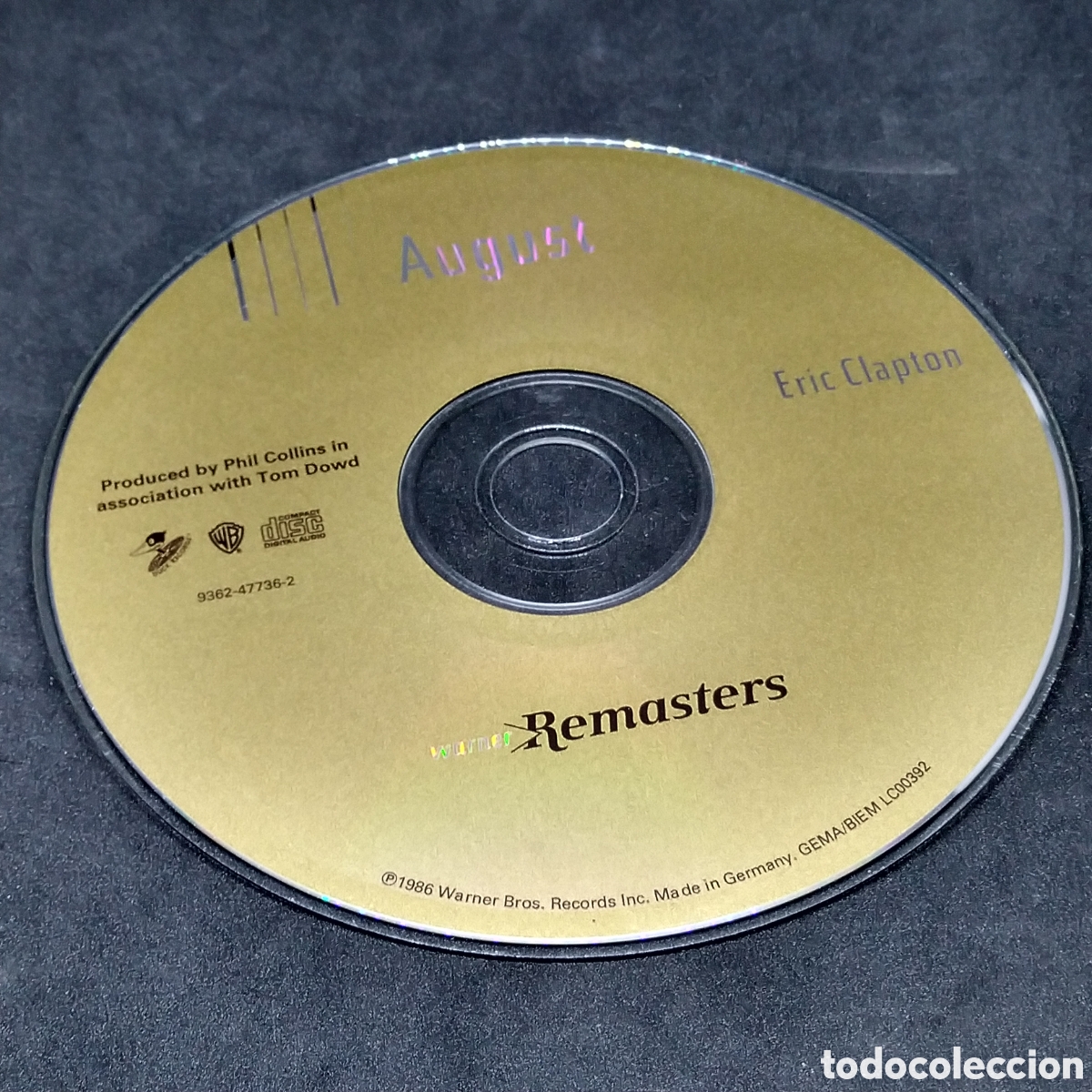 CDs de m&uacute;sica: ERIC CLAPTON - AUGUST - 1986 - CD - DISCO VERIFICADO - Foto 6