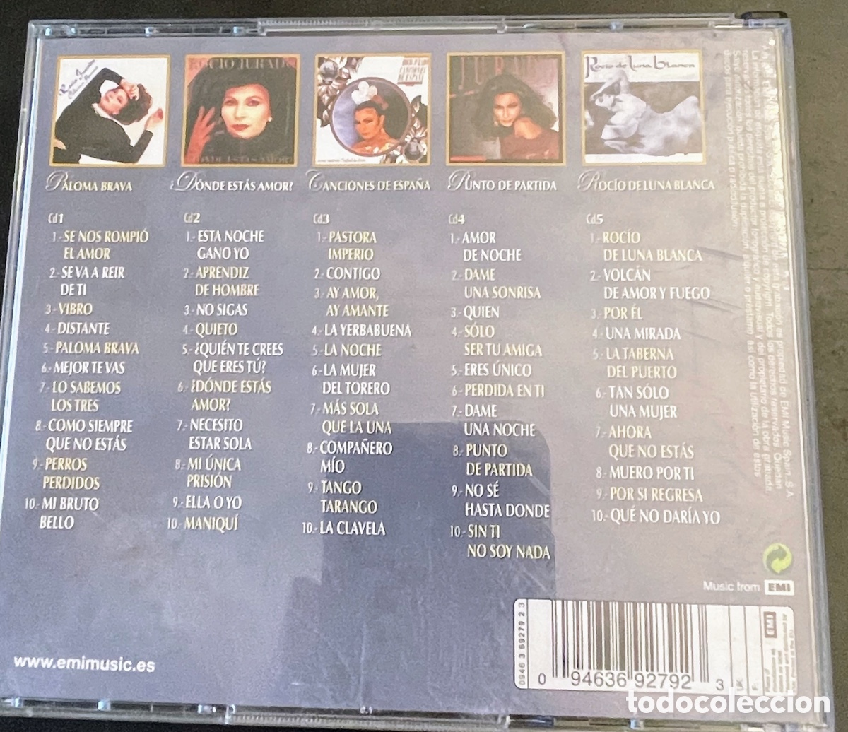 CDs de m&uacute;sica: Rocio Jurado 5Cd&rsquo;s box - Foto 2