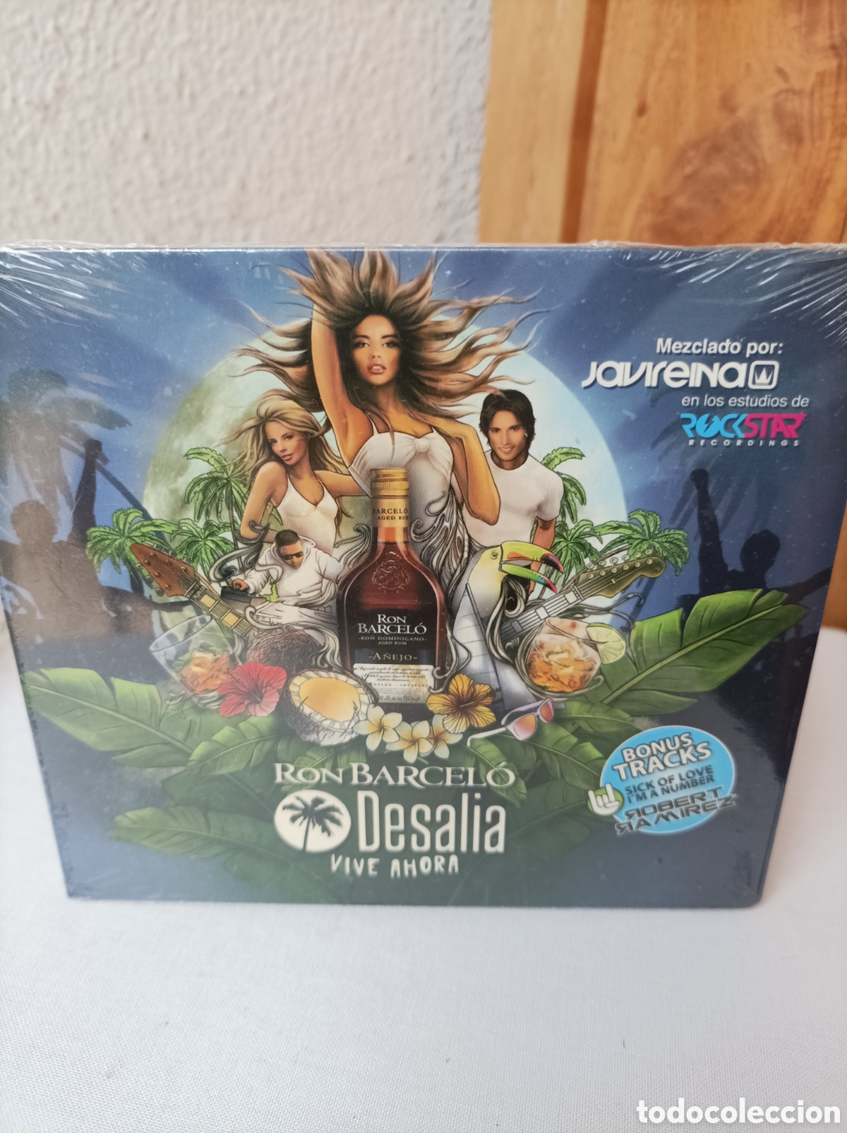 CDs de m&uacute;sica: Ron Barcel&oacute;. Desalia. Vive ahora. Cd - Foto 1