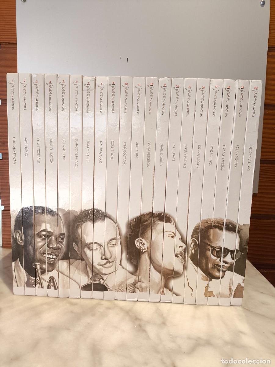 CDs de Musique: Colecci&oacute;n Jazz Characters ( 20 libros con doble cd )