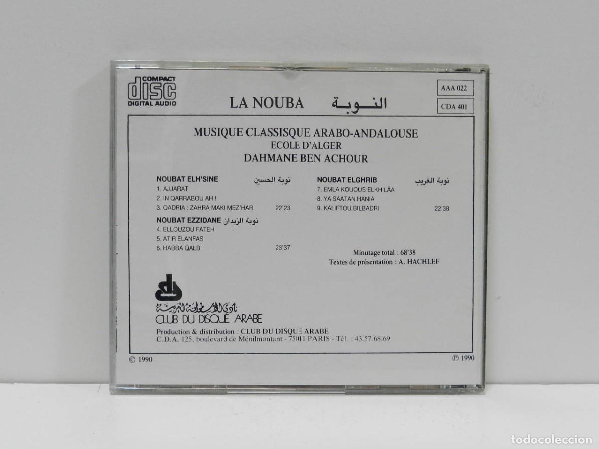 CDs de m&uacute;sica: DISCO CD. Dahmane Ben Achour &ndash; La Nouba. COMPACT DISC. - Foto 2