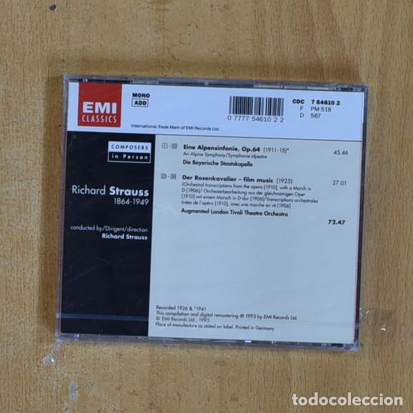 CDs de m&uacute;sica: RICHARD STRAUSS - RICHARD STRAUSS - CD - Foto 2