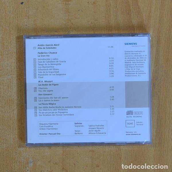 CDs de m&uacute;sica: VARIOS - CONCIERTO DE NAVIDAD 2006 - CD - Foto 2