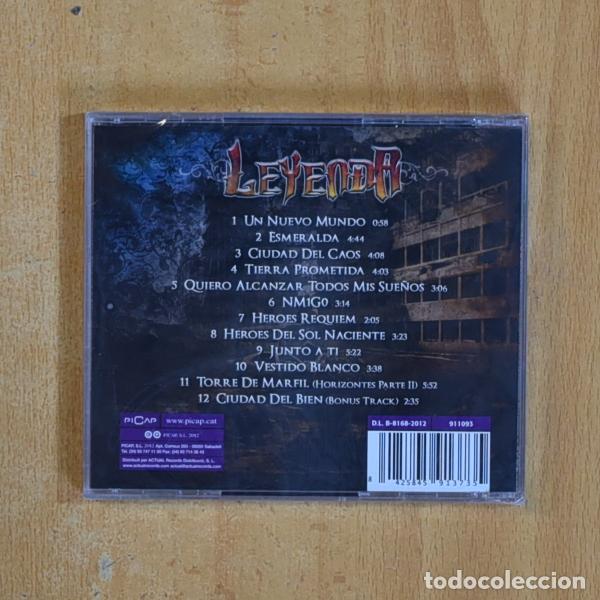 CDs de m&uacute;sica: LEYENDA - CIUDAD DEL CAOS - CD - Foto 2