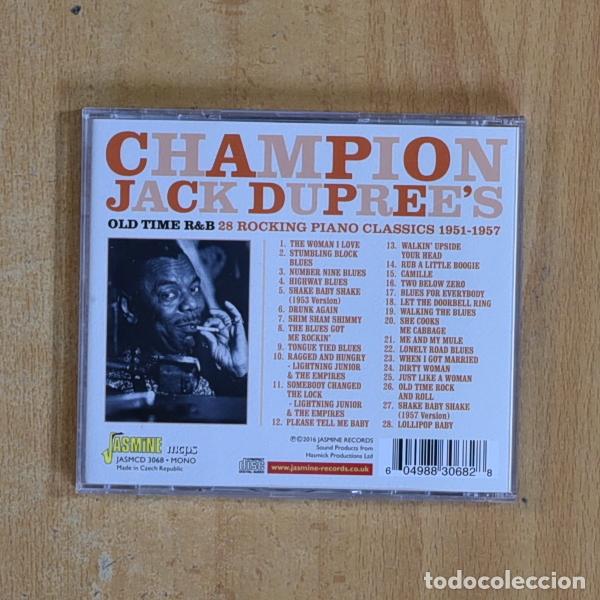 CDs de m&uacute;sica: JACK DUPREE - CHAMPION - CD - Foto 2