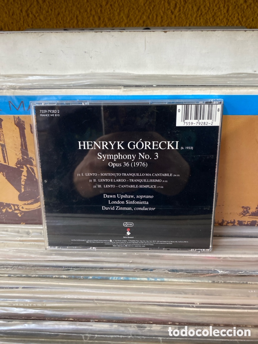CDs de m&uacute;sica: Henryk G&oacute;recki - Symphony No. 3 - Foto 2