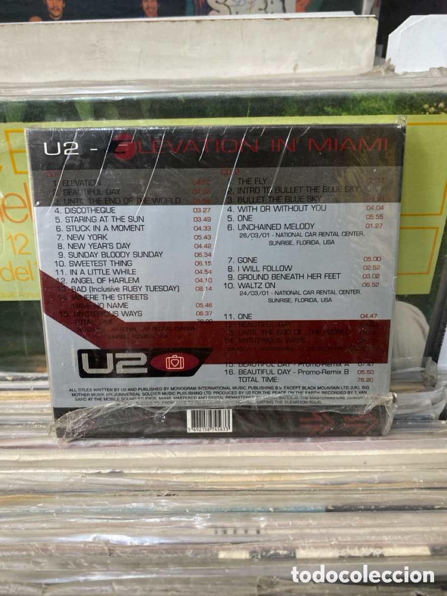 CDs de m&uacute;sica: U2 - Elevation in Miami - Tour 2001 - Foto 2