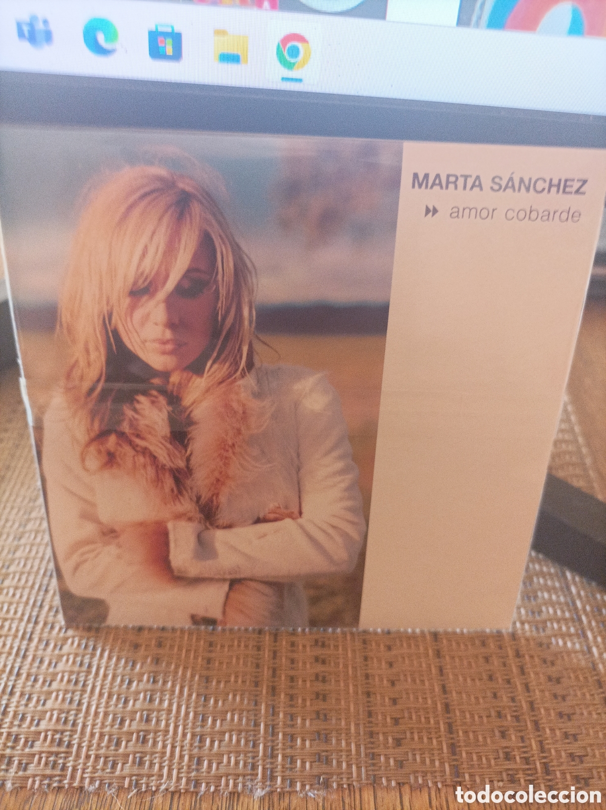 CDs de m&uacute;sica: Marta S&aacute;nchez. Amor cobarde. - Foto 1
