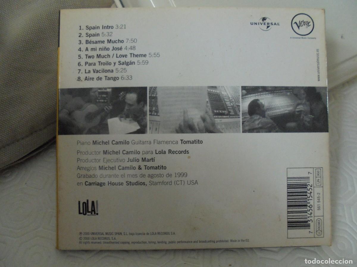CDs de m&uacute;sica: MICHEL CAMILO & TOMATITO. SPAIN. COMPACTO. VERVE. - Foto 2