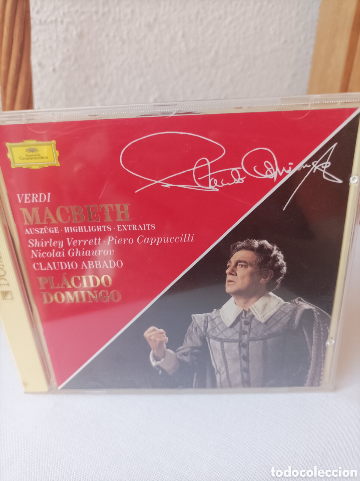 CDs de m&uacute;sica: Pl&aacute;cido Domingo. Macbeth. Claudio abbado. - Foto 1