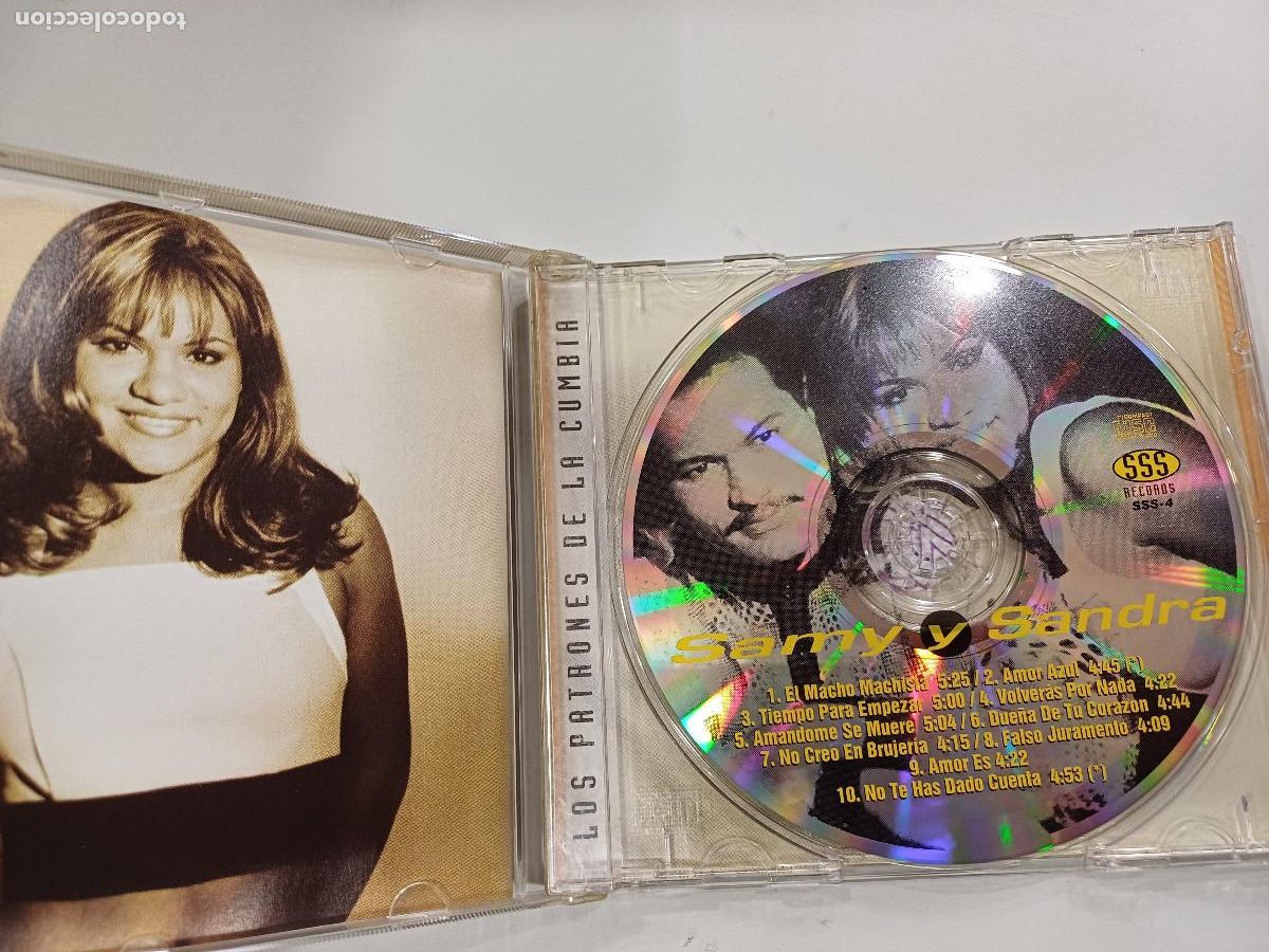 CDs de m&uacute;sica: SAMY Y SANDRA/LOS PATRONES DE LA CUMBIA/CD. - Foto 2