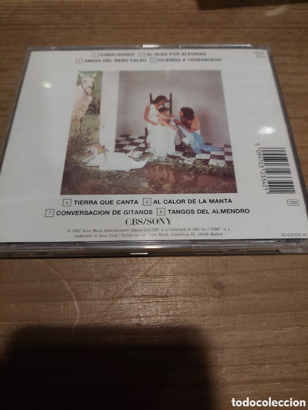 CDs de m&uacute;sica: 1992 CD LOLE Y MANUEL AL AKBA CON ALEGR&Iacute;A - Foto 2