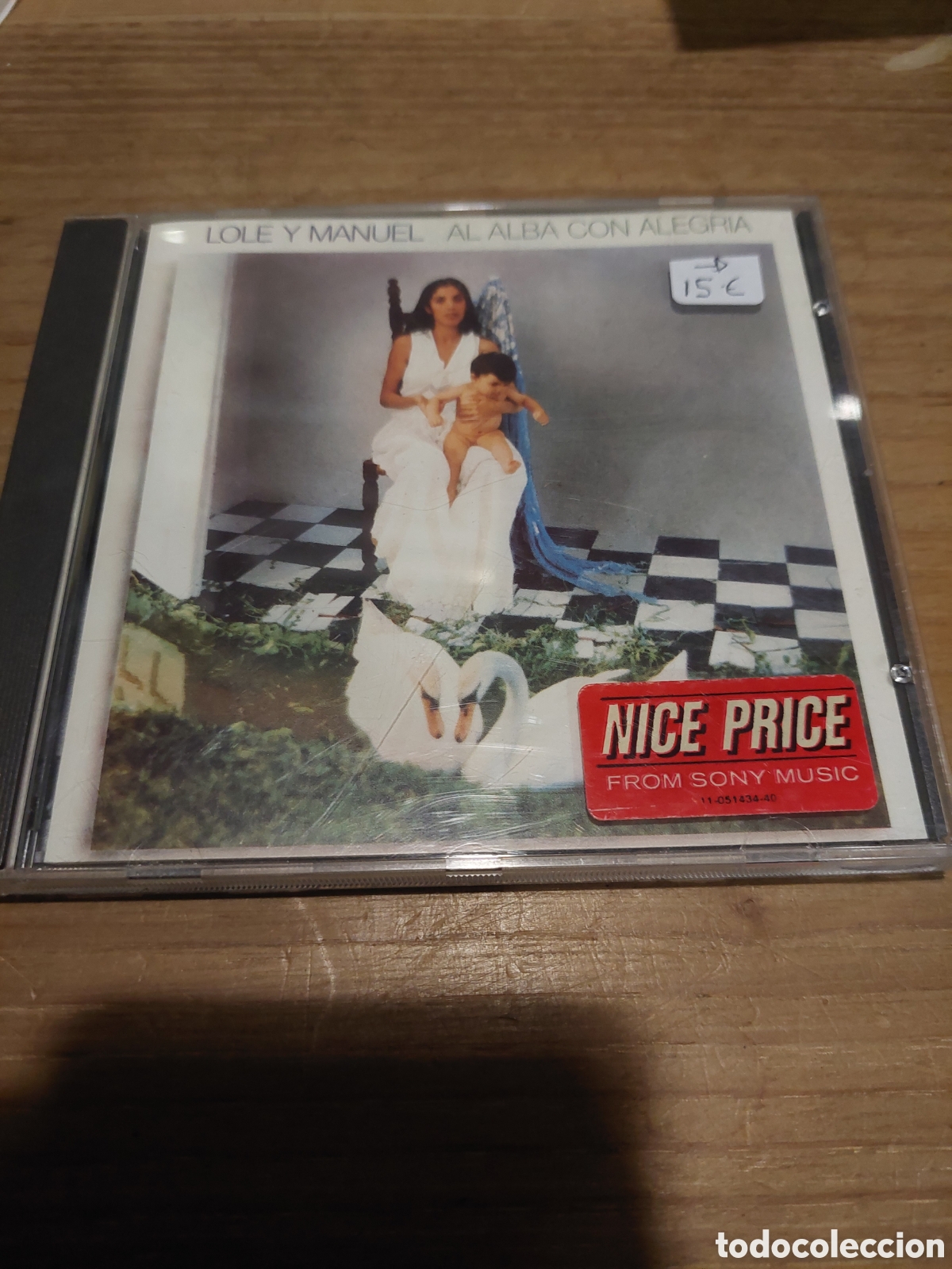 CDs de m&uacute;sica: 1992 CD LOLE Y MANUEL AL AKBA CON ALEGR&Iacute;A - Foto 1