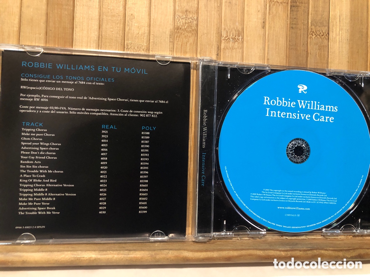 CDs de m&uacute;sica: Robbie Williams &ldquo; Intensive Care &ldquo; CD SEMINUEVO - Foto 3
