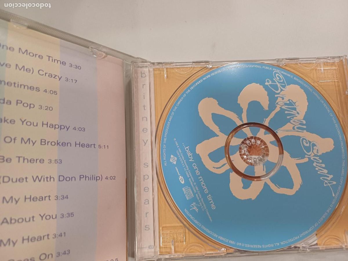 CDs de m&uacute;sica: BRITNEY SPEARS/BABY ONE MORE TIME/CD. - Foto 2