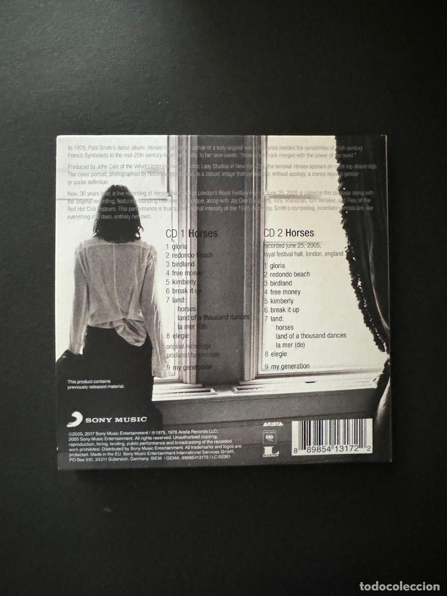 CDs de m&uacute;sica: Patti Smith Horses/Horses 2 CD - Foto 3