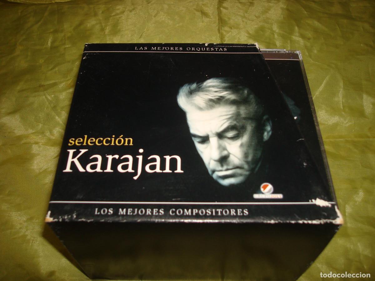 CDs de m&uacute;sica: SELECCION KARAJAN. CAJA CON 10 CD&acute;S. IMPECABLES - Foto 1