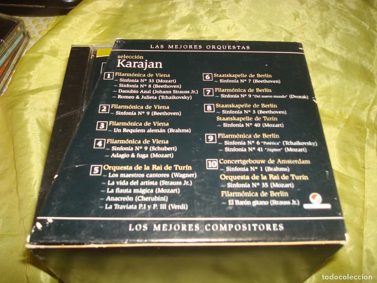 CDs de m&uacute;sica: SELECCION KARAJAN. CAJA CON 10 CD&acute;S. IMPECABLES - Foto 3