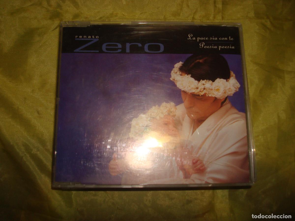 CDs de m&uacute;sica: RENATO ZERO. LA PACE SIA CON TE / POESIA. CD MAXI. IMPECABLE (#) - Foto 1