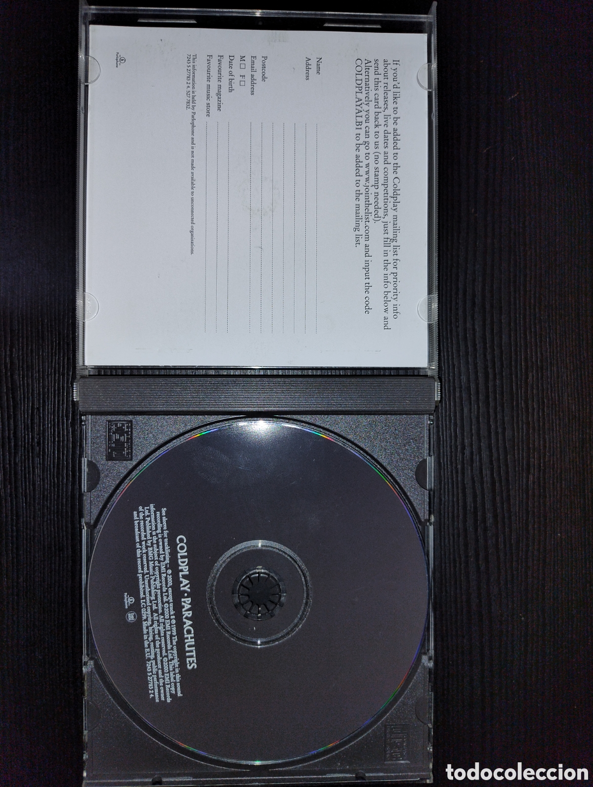 CDs de m&uacute;sica: Coldplay CD Parachutes - Foto 2