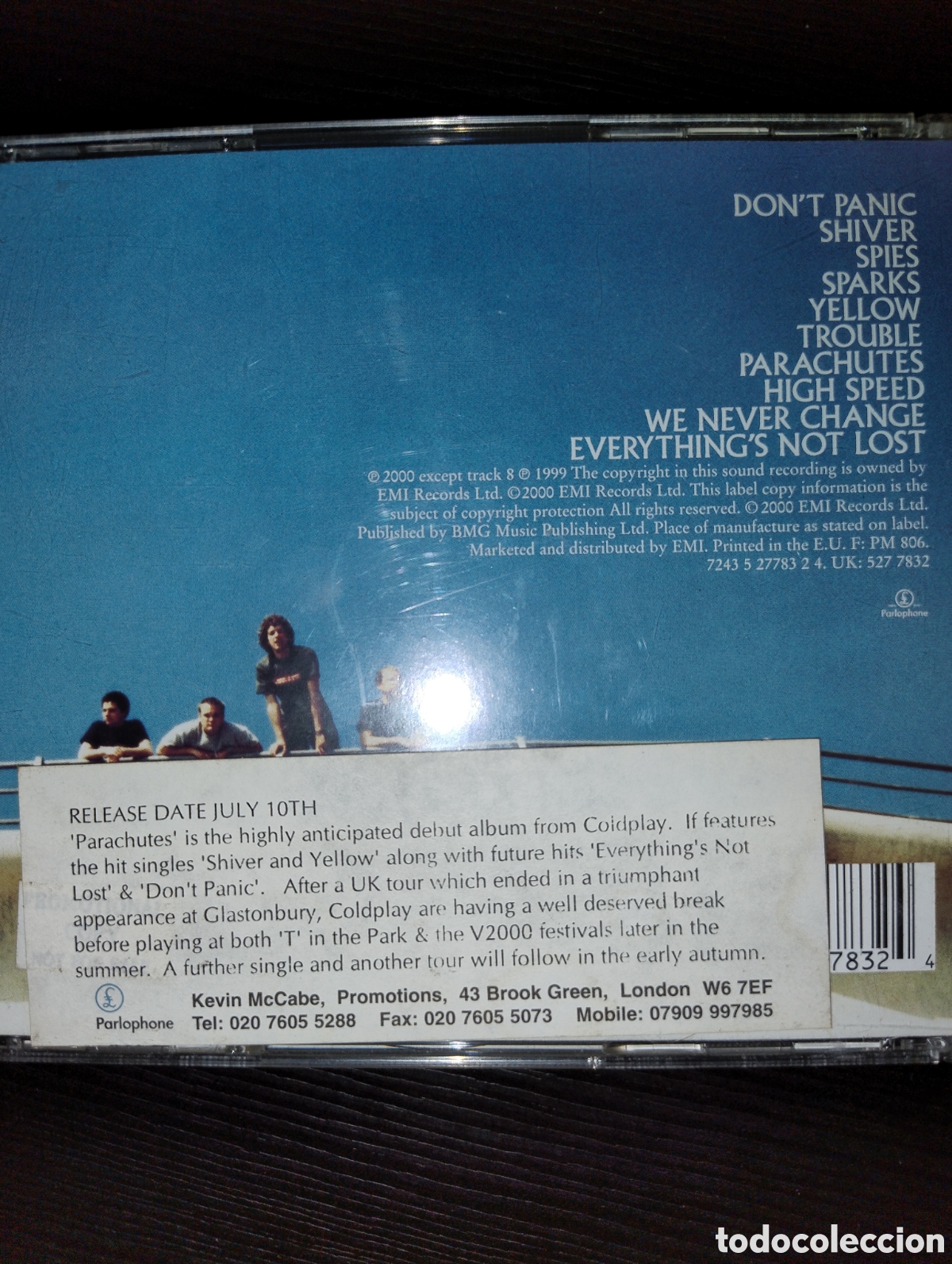 CDs de m&uacute;sica: Coldplay CD Parachutes - Foto 3