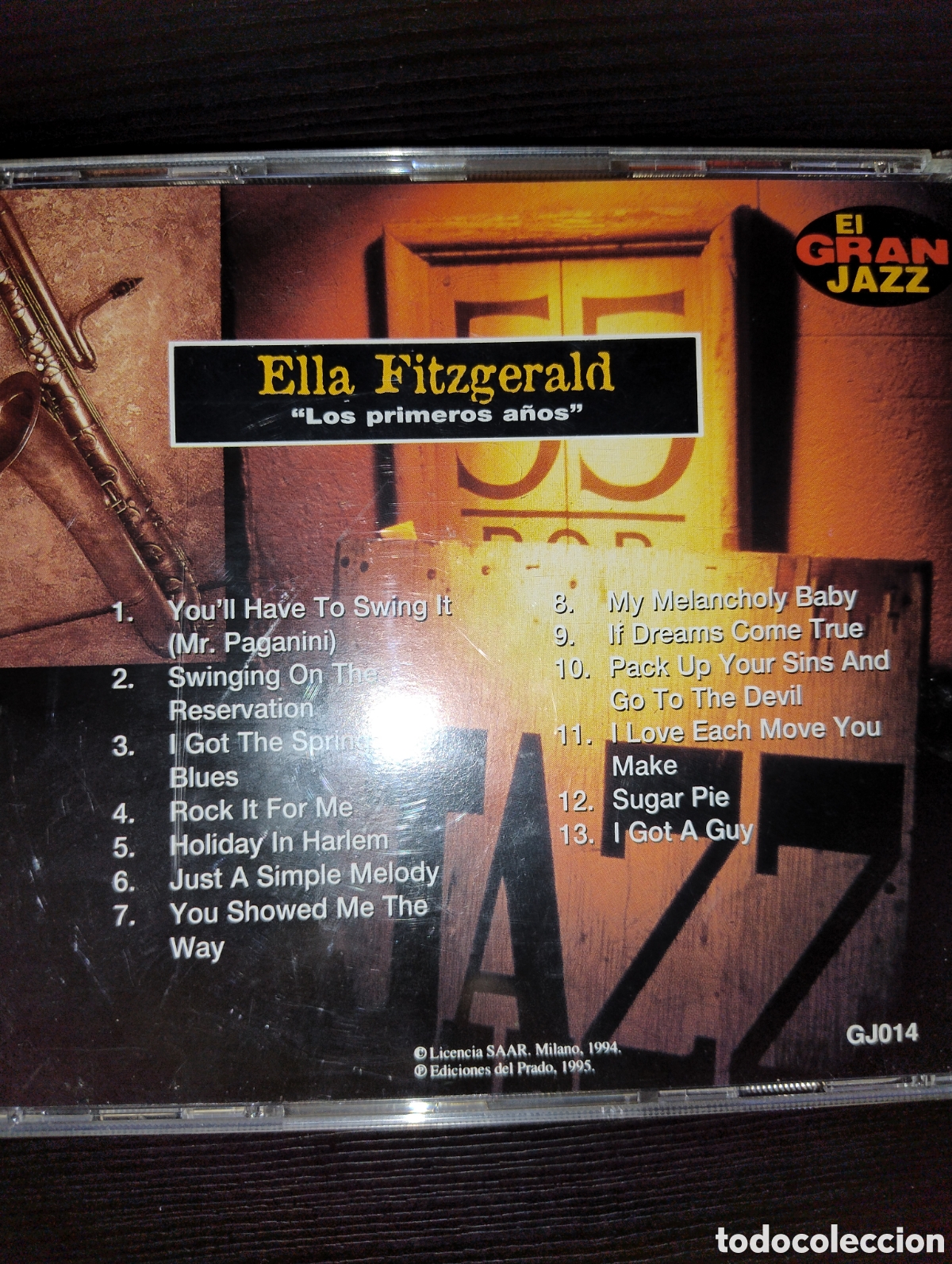 CDs de m&uacute;sica: Ella fitzgerald CD primeros pasos - Foto 2
