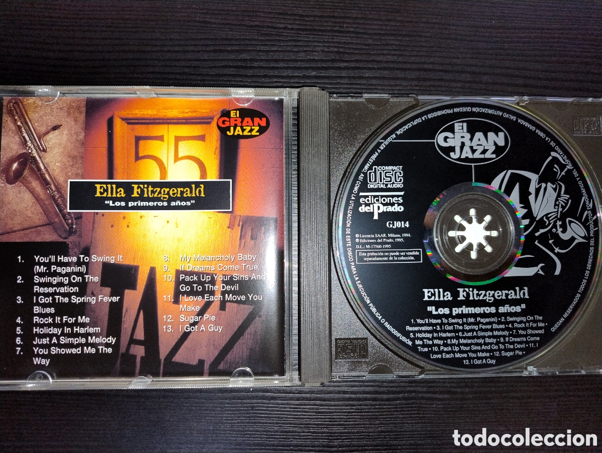 CDs de m&uacute;sica: Ella fitzgerald CD primeros pasos - Foto 3