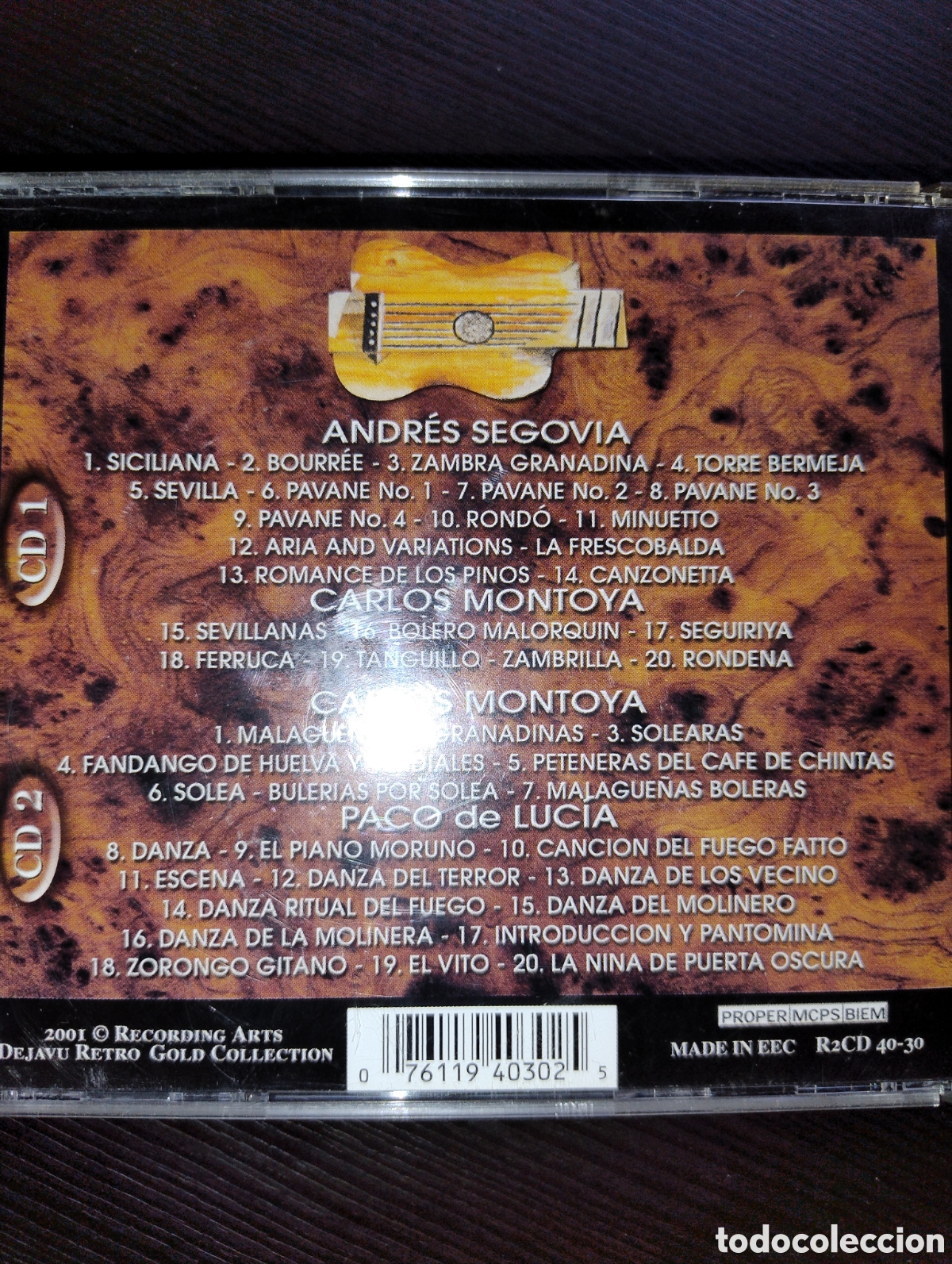 CDs de m&uacute;sica: Spanish guitar Magic dos CDS - Foto 2