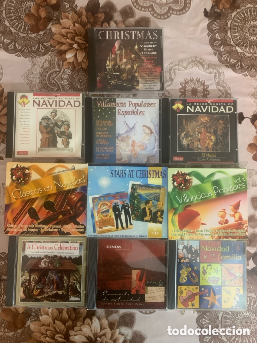CDs de M&uacute;sica: 13 Compact Disc Digital Audio de Canciones de Navidad y Villancicos.