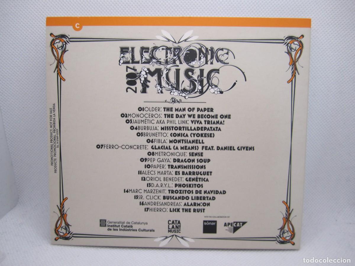 CDs de m&uacute;sica: cd electronic music from catalonia 2007 - Foto 3