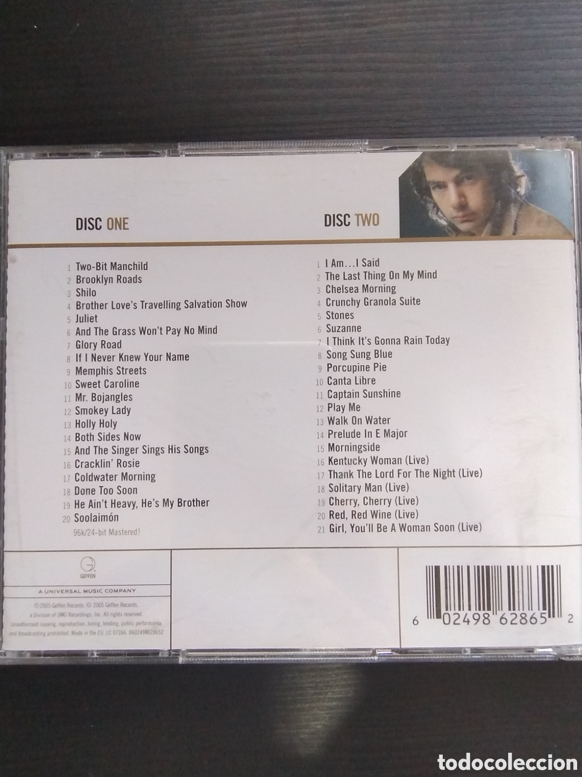 CDs de m&uacute;sica: Neil Diamond Gold definitive collection - Foto 2