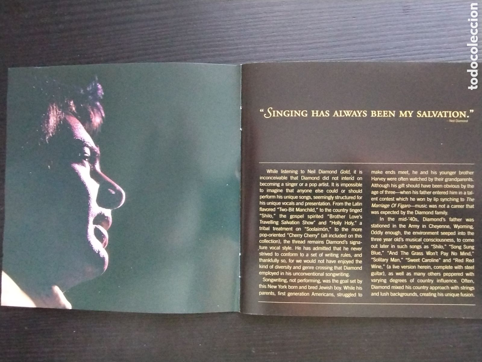 CDs de m&uacute;sica: Neil Diamond Gold definitive collection - Foto 4
