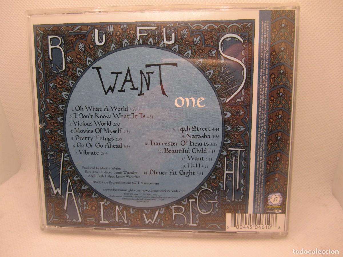 CDs de m&uacute;sica: CD Rufus wainwright want one - Foto 3