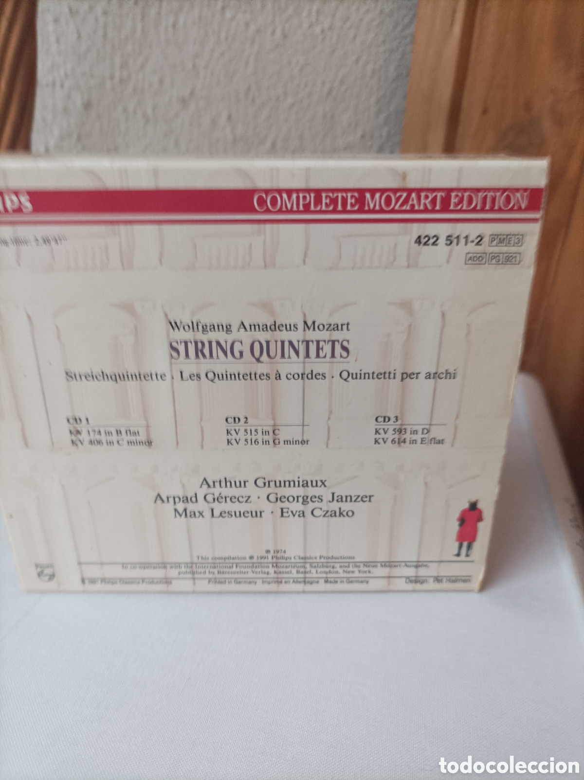 CDs de m&uacute;sica: Mozart string quintets. 3 Cds. - Foto 2