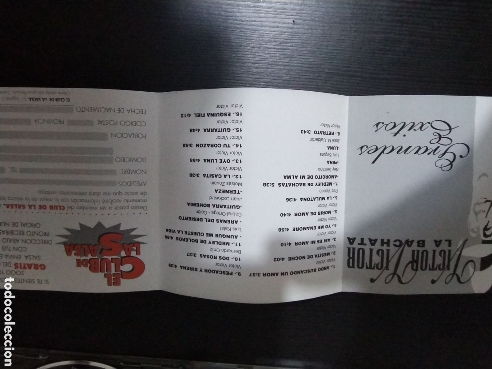 CDs de m&uacute;sica: V&iacute;ctor V&iacute;ctor la bachata grandes &eacute;xitos CD - Foto 4