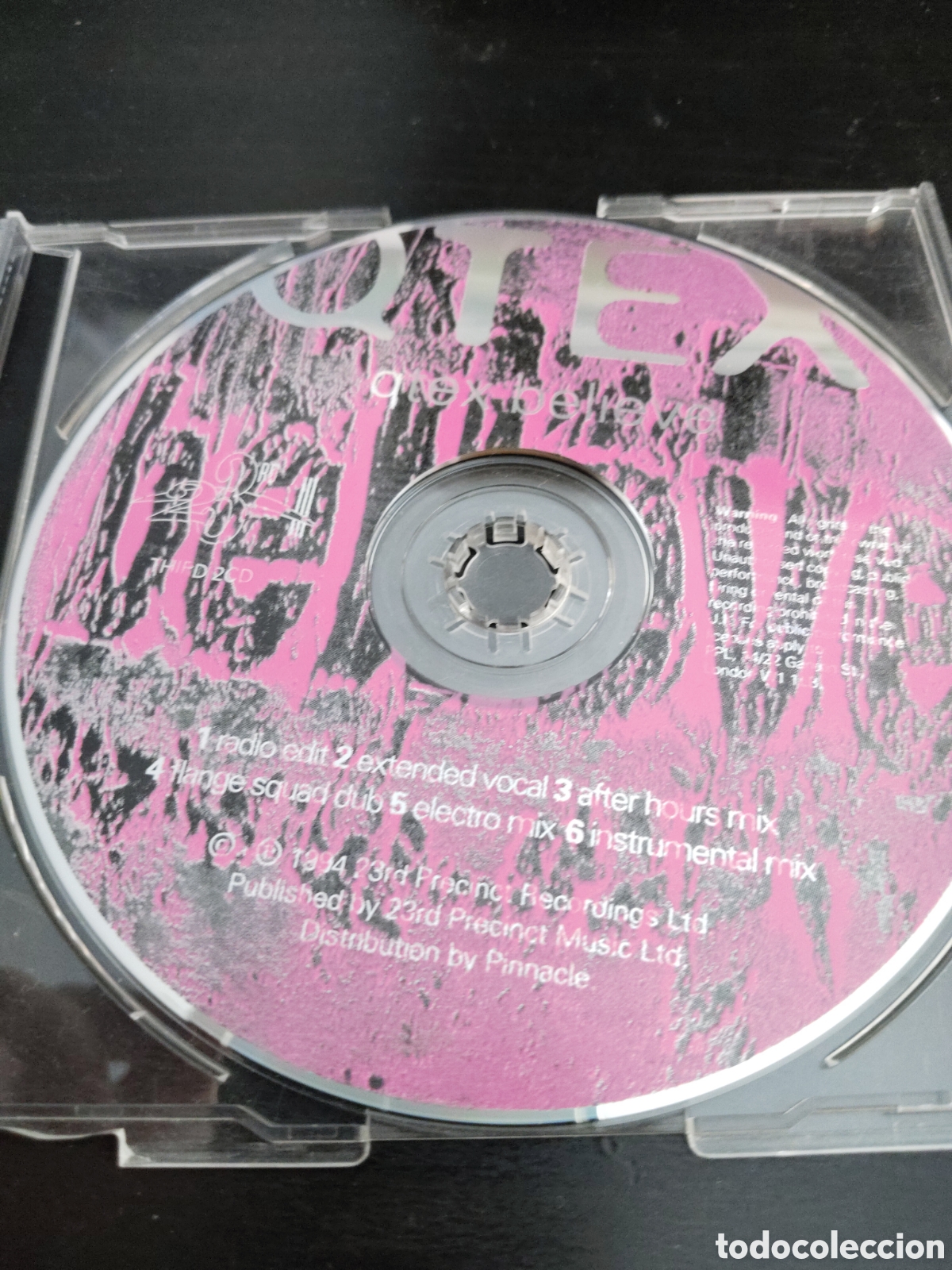 CDs de m&uacute;sica: Qtex&nbsp;&ndash;&nbsp;Believe CD single - Foto 2