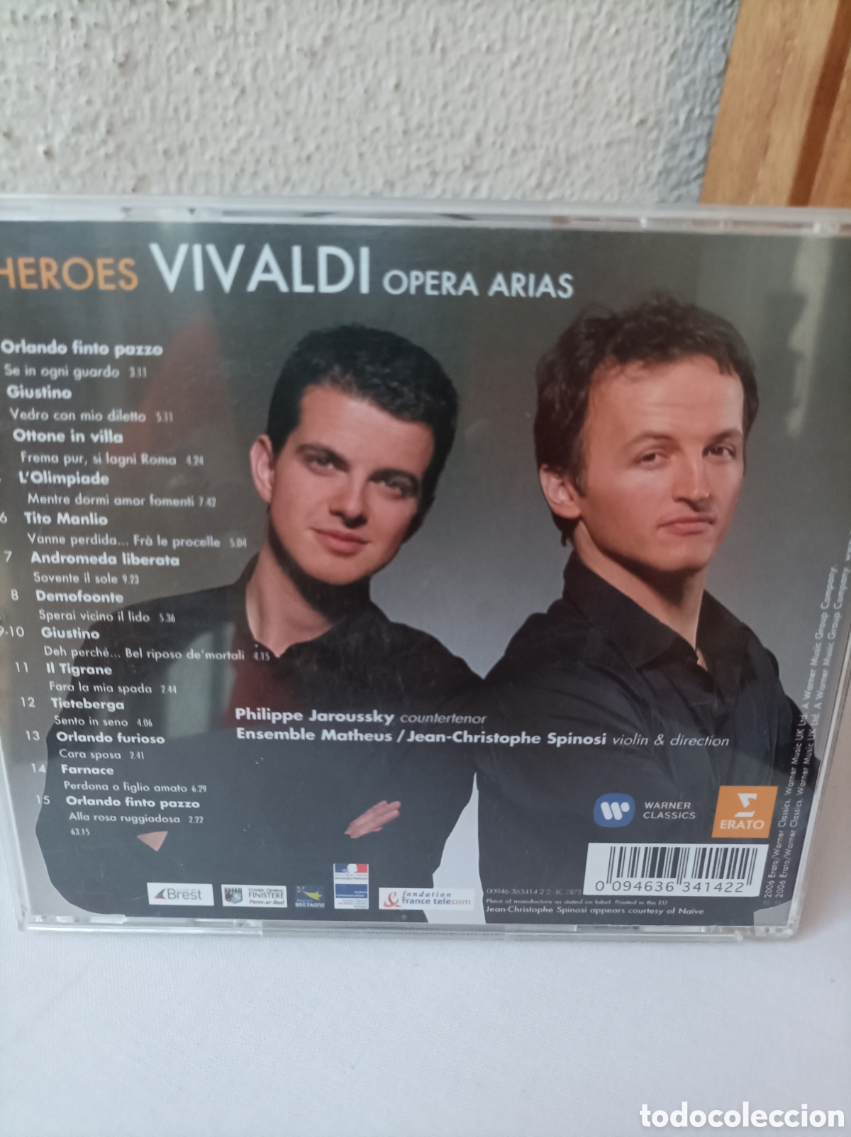 CDs de m&uacute;sica: Philippe Jaroussky. Vivaldi. H&eacute;roes. Cd. - Foto 2