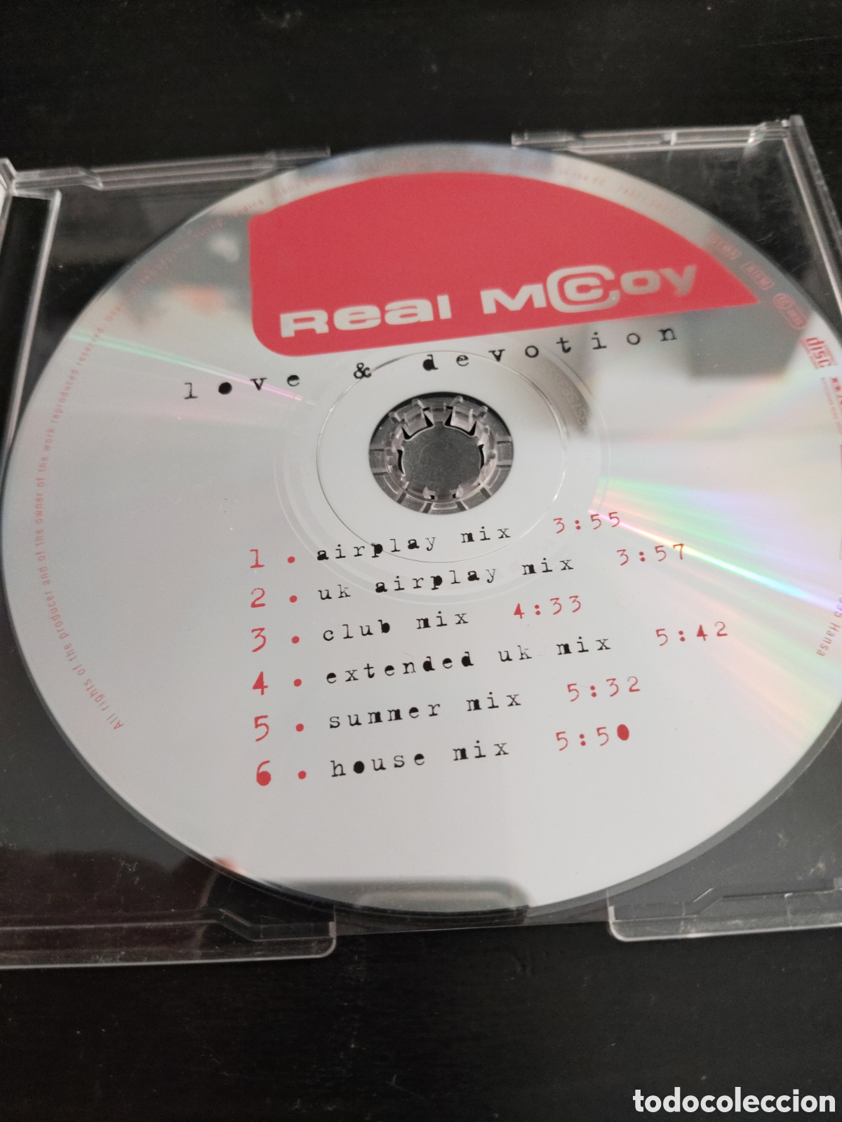 CDs de m&uacute;sica: Real McCoy&nbsp;&ndash;&nbsp;Love & Devotion CD single - Foto 2